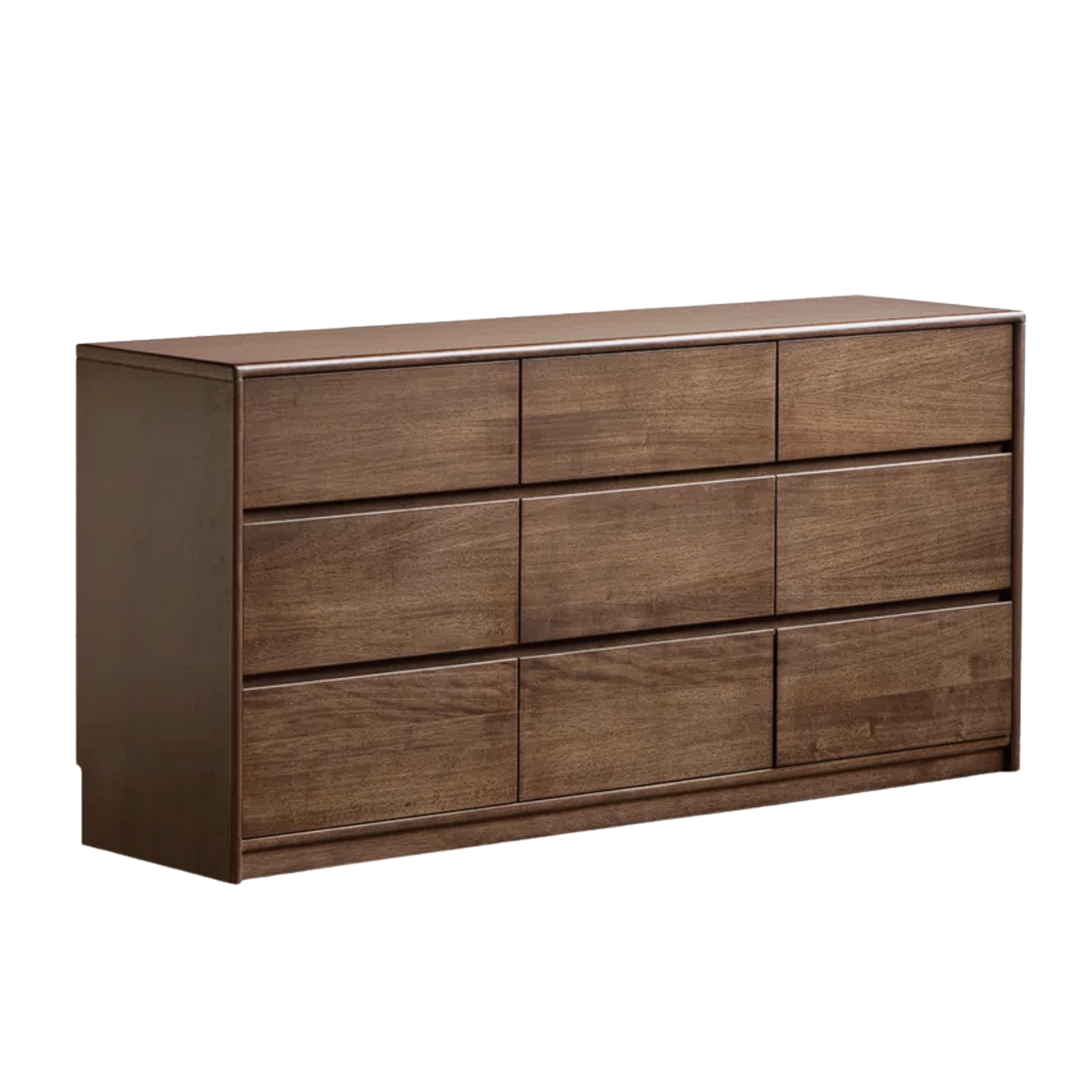 Black Walnut, South American Walnut Solid Wood chest of drawers