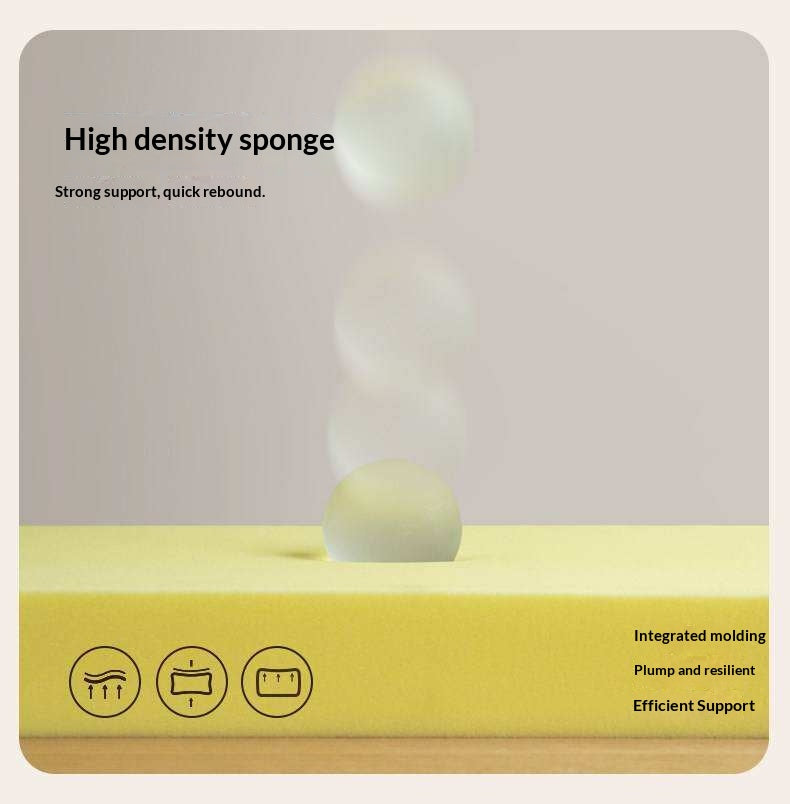 Oak Solid Wood Modern Velvet Soft Makeup Stool