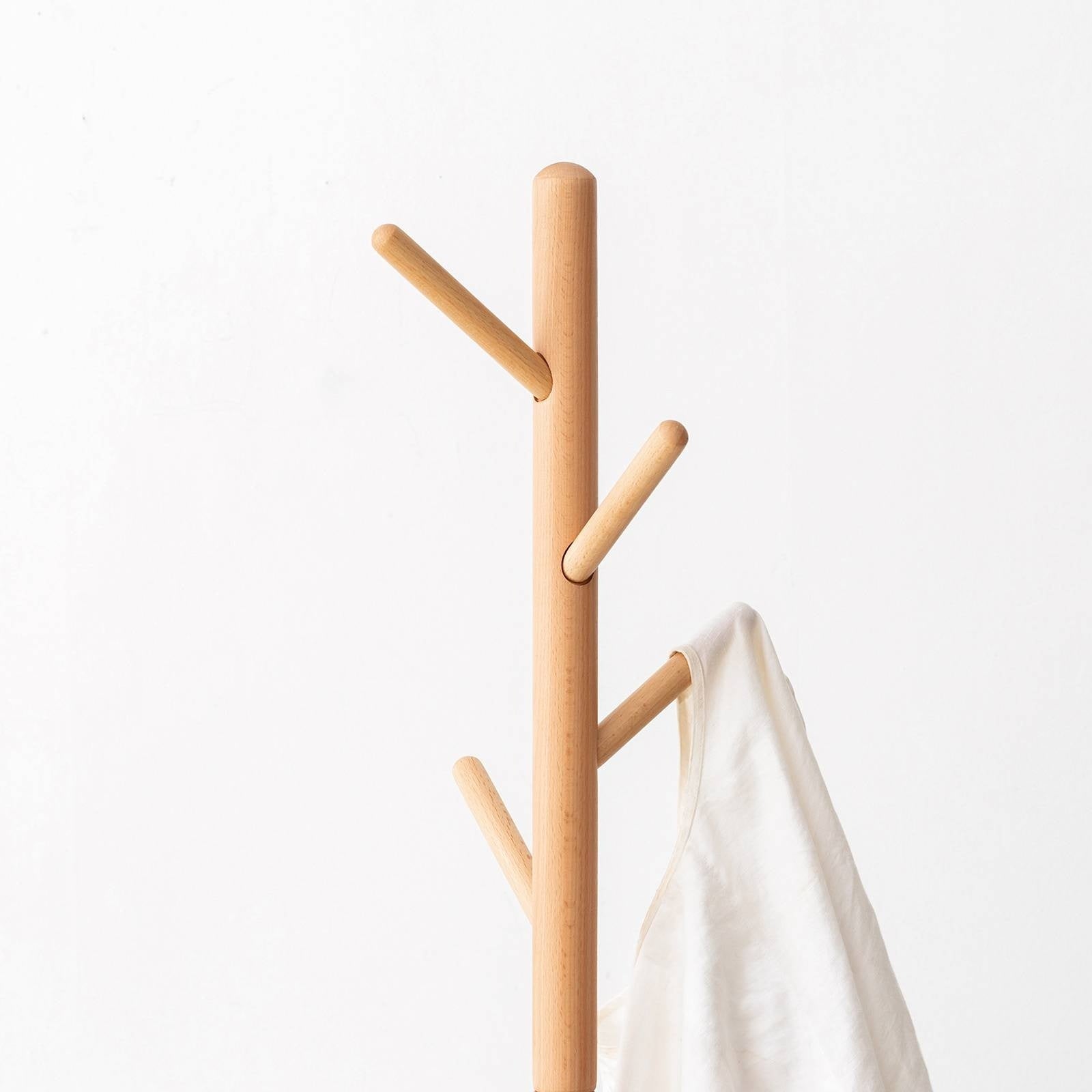 Beech Solid Wood Modern Minimalist Standing Hanger