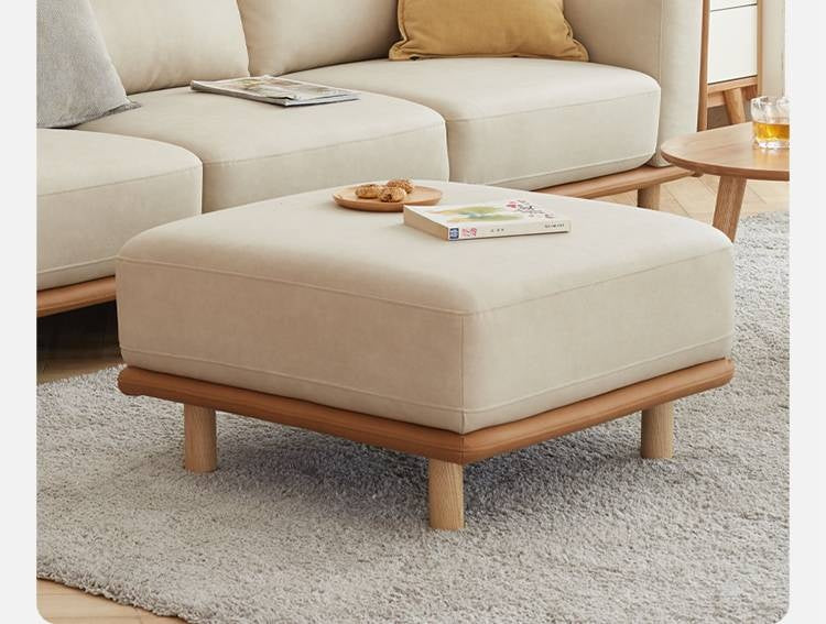 Fabric Soft Footstool Modern And Simple Footrest-