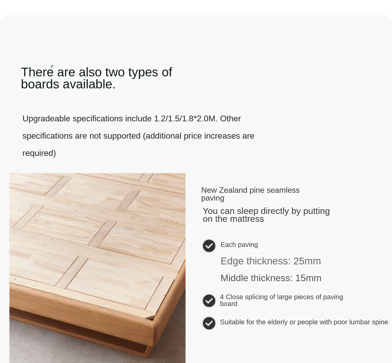 Cherry Solid Wood Bed