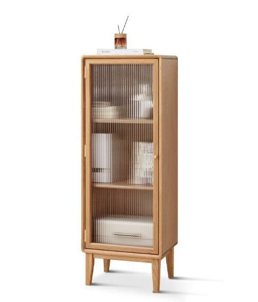 Side Cabinet ,small bookcase Oak solid wood"