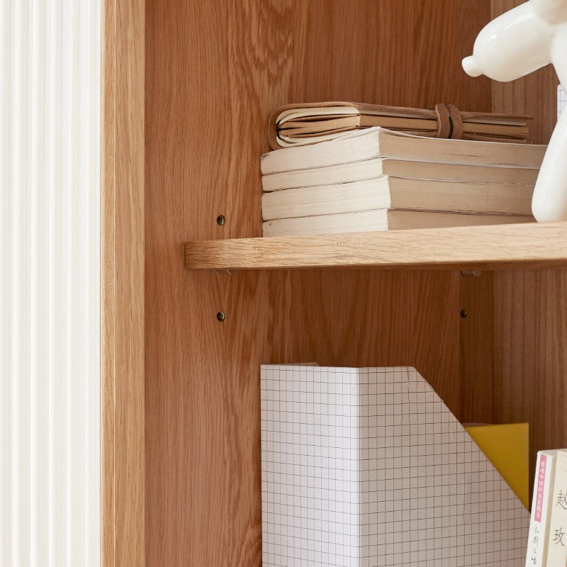 Side Cabinet ,small bookcase Oak solid wood"