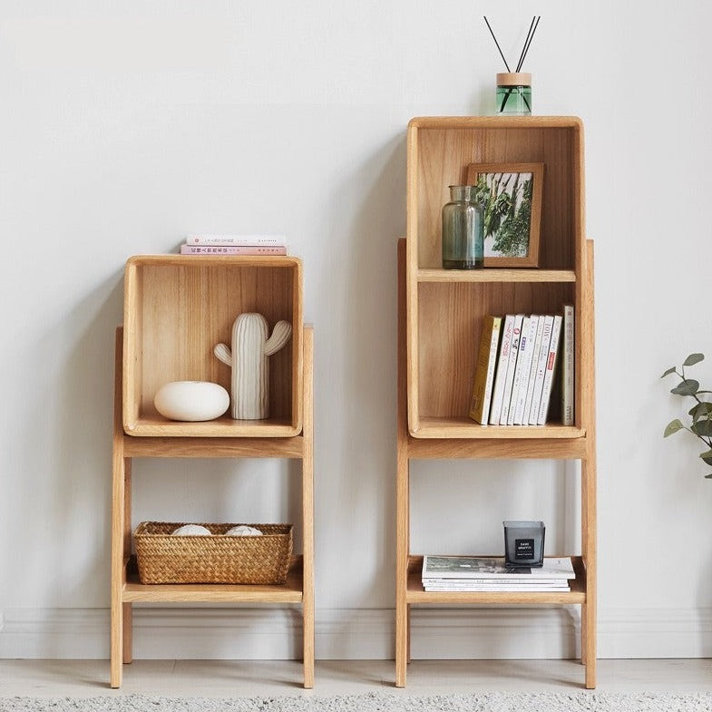 Oak Solid Wood Side Cabinet Combination