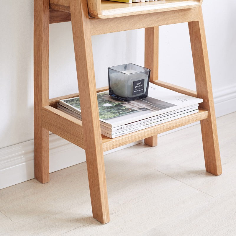 Oak Solid Wood Side Cabinet Combination