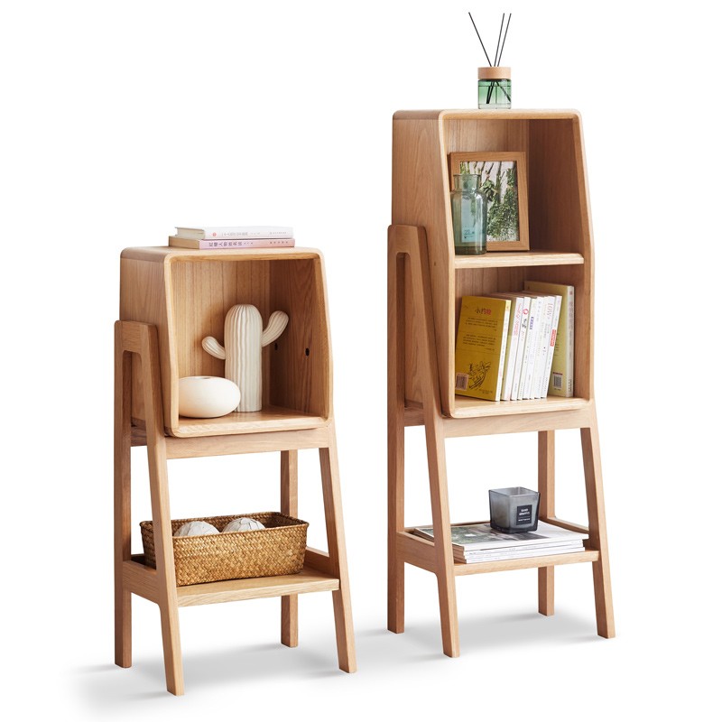 Oak Solid Wood Side Cabinet Combination