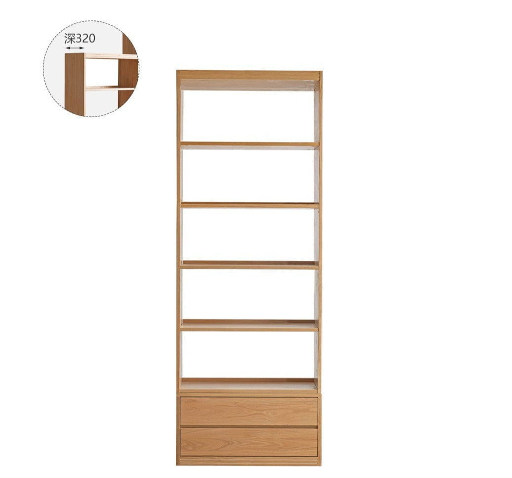 Floor To Ceiling Bookshelves Oak solid wood"