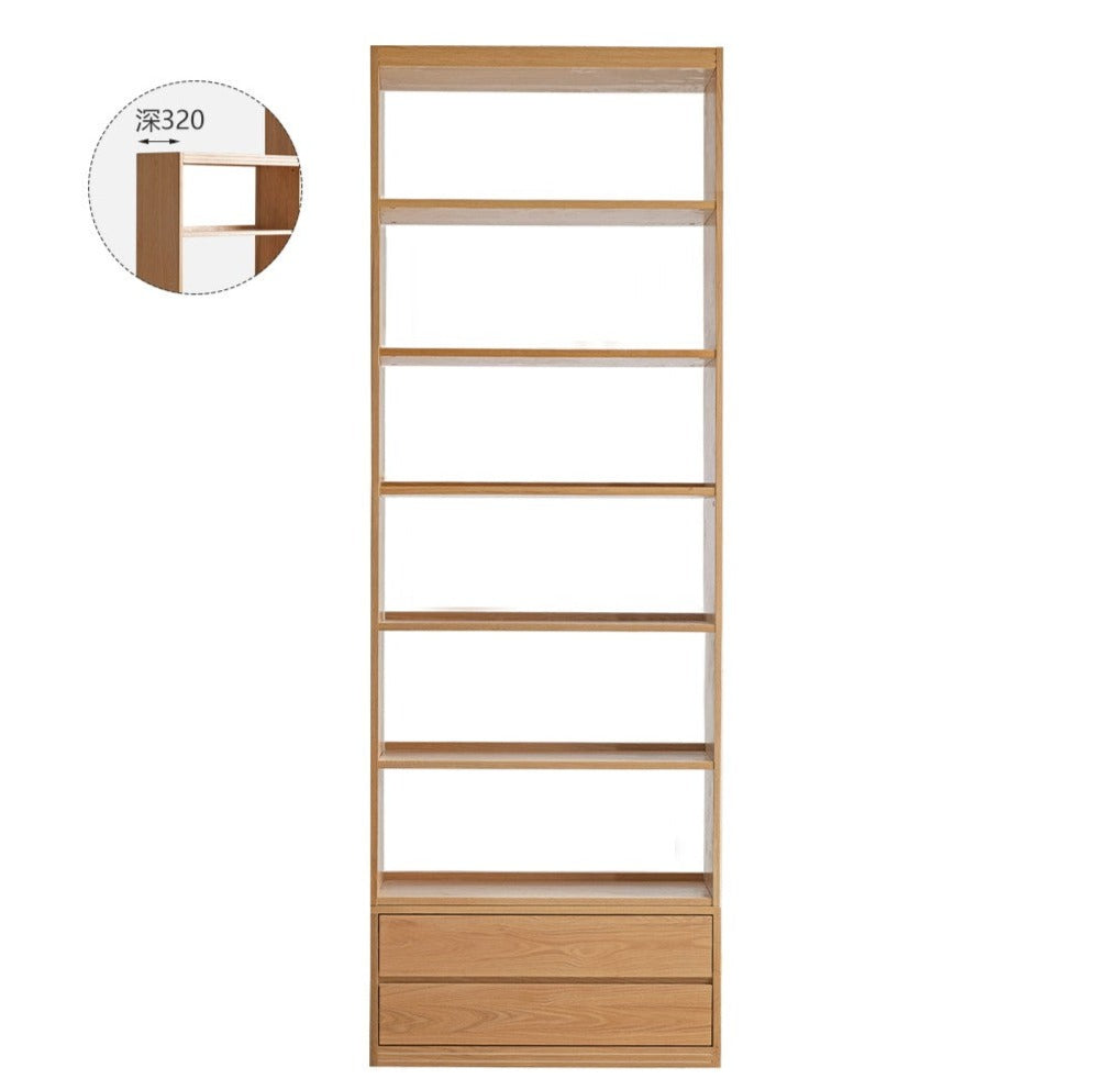 Floor To Ceiling Bookshelves Oak solid wood"