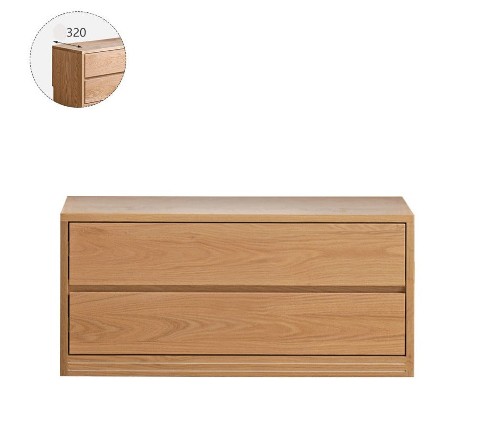 Oak Solid Wood Floor To Ceiling Bookshelves