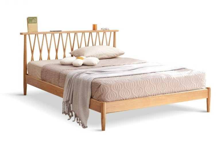 Windsor bed oak solid wood
