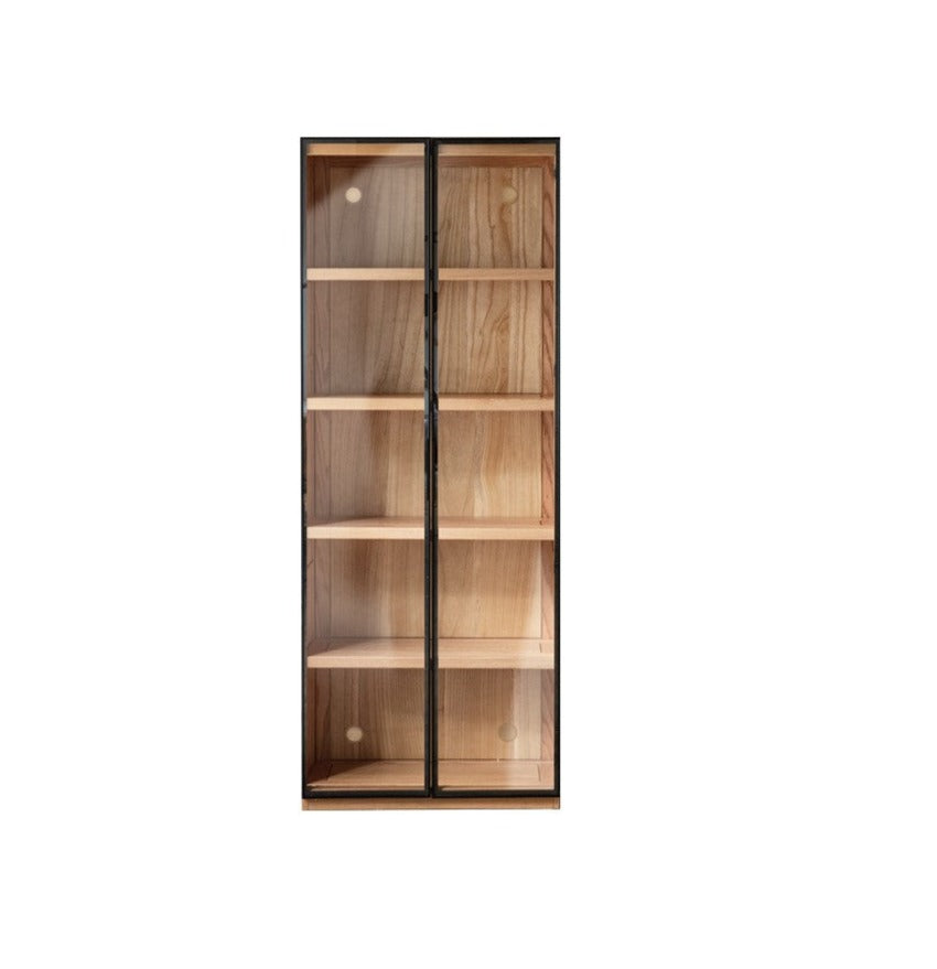 Combination bookcase bookshelf Oak solid wood"