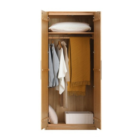 Oak, Ash Solid Wood Wardrobe.