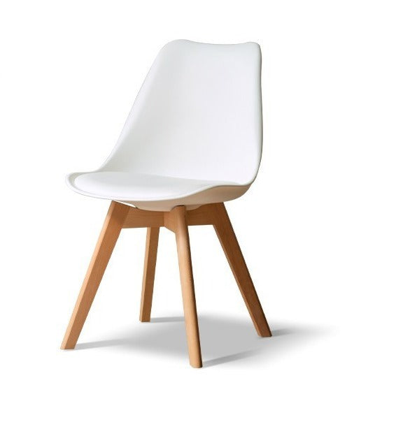 2 pcs set -Eames chair Beech ,Oak solid wood-