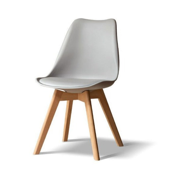 2 pcs set -Eames chair Beech ,Oak solid wood-