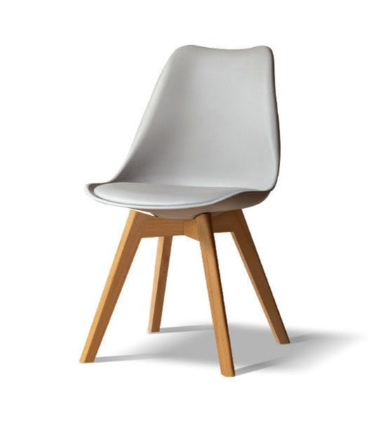 2 pcs set -Eames chair Beech ,Oak solid wood-