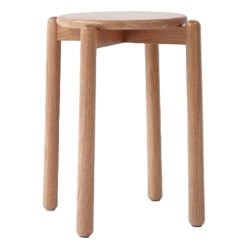 Black Walnut, Ash, Oak, Beech, Cherry Solid Wood, Solid RubberWood Stackable Small Stool