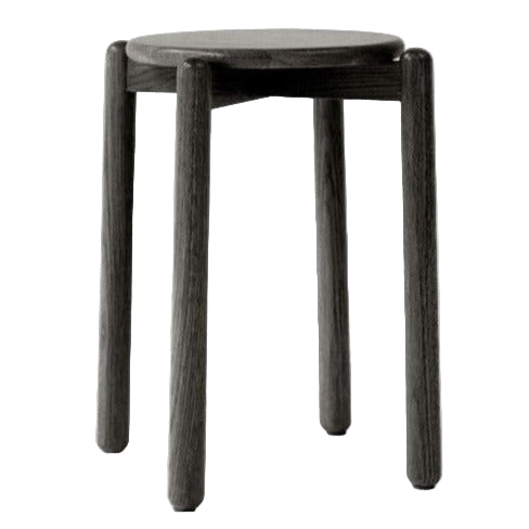 Black Walnut, White Ash, Oak, Cherry, Sandalwood Solid Wood, Solid RubberWood Stackable Small Stool