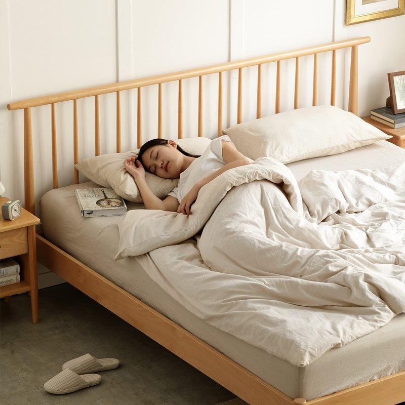Oak, Beech Solid Wood Windsor Bed