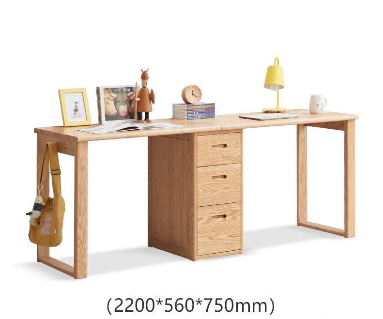 Bookshelve and double desk