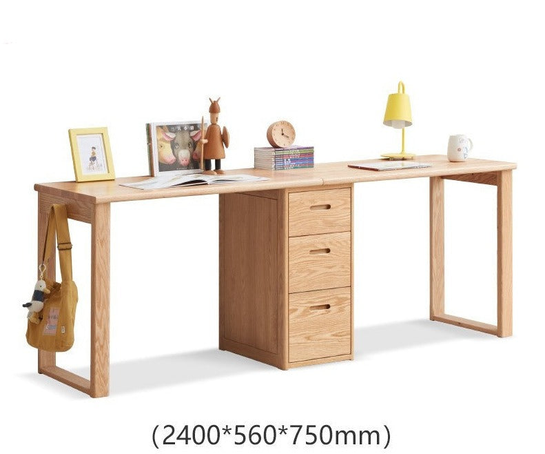 Bookshelve and double desk