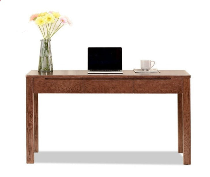 Oak, Beech Solid Wood Office Desk