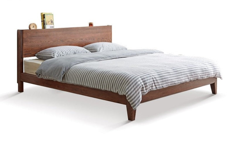 Oak Solid Wood with LED Light Bed