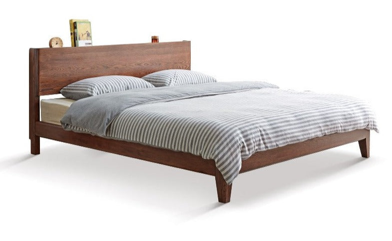 Oak Solid Wood with LED Light Bed