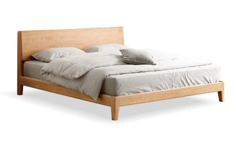Oak Solid Wood with LED Light Bed