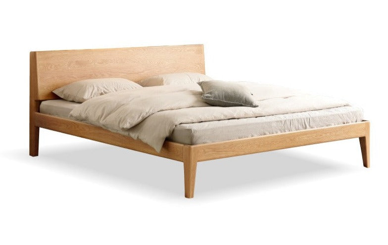 Oak Solid Wood with LED Light Bed