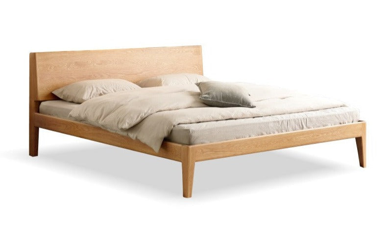 Oak Solid Wood with LED Light Bed