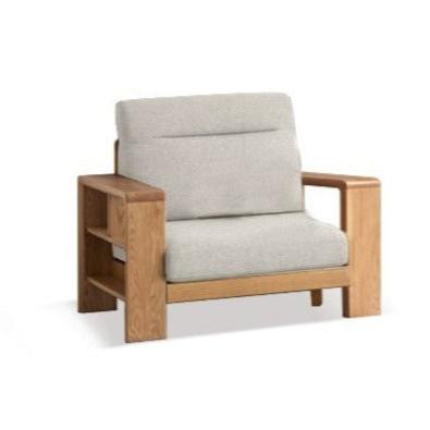 Oak Solid Wood Sectional Sofa-two colors available