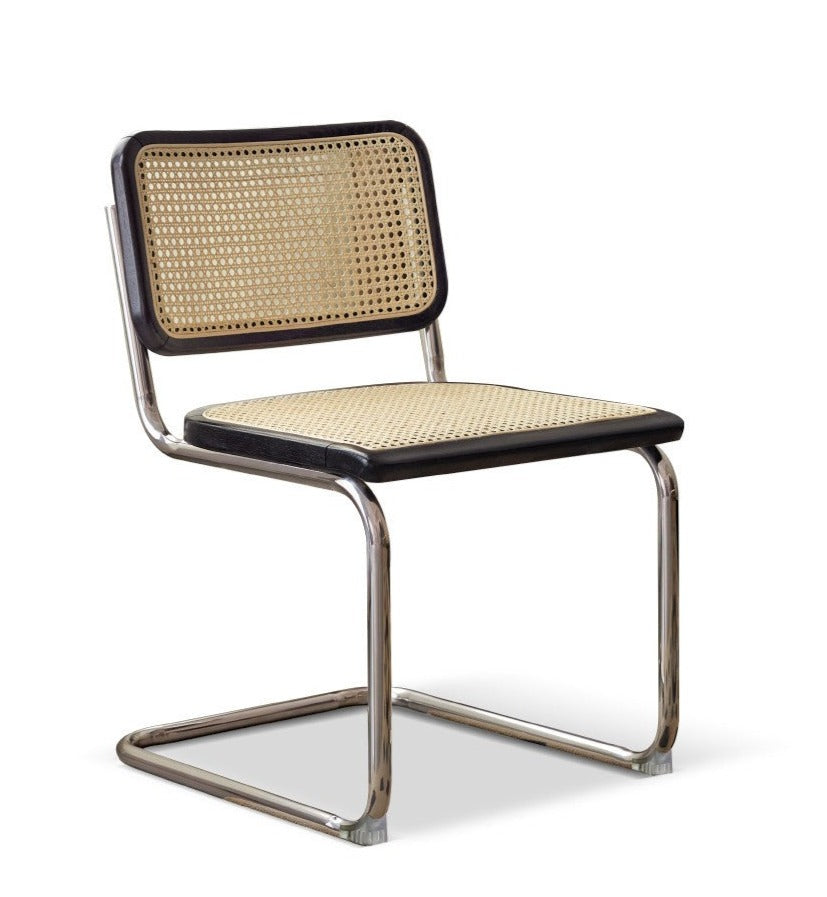 2 pcs set- Rattan Oak solid wood suspended chair-