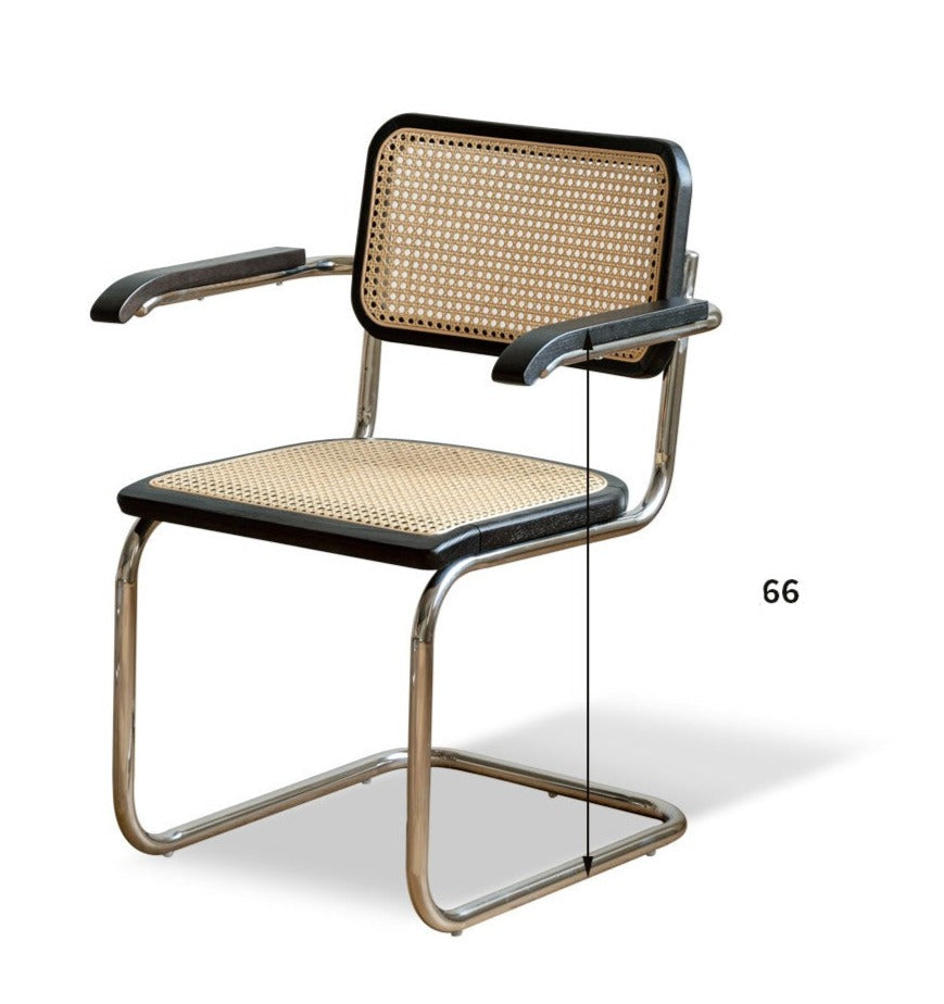 2 pcs set- Rattan Oak solid wood suspended chair-