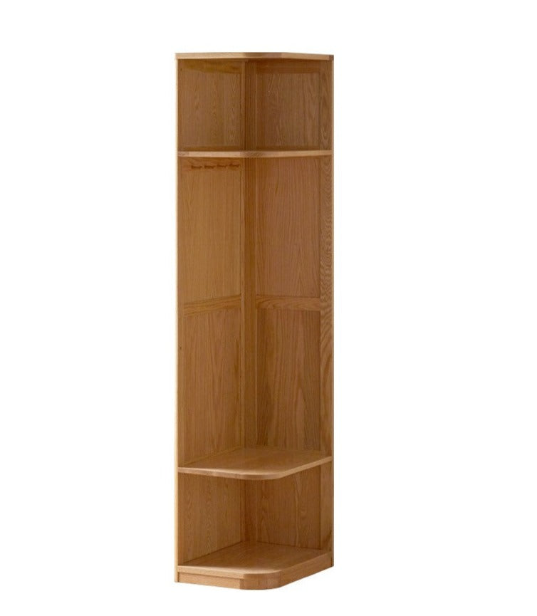 Oak Solid Wood Wardrobe Sliding Door-