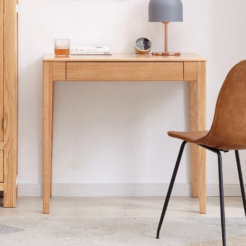 Small desk Oak solid wood"