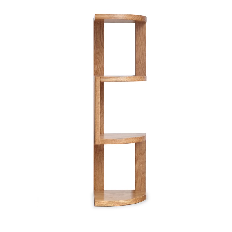 Oak Solid Wood Сorner Table Shelves