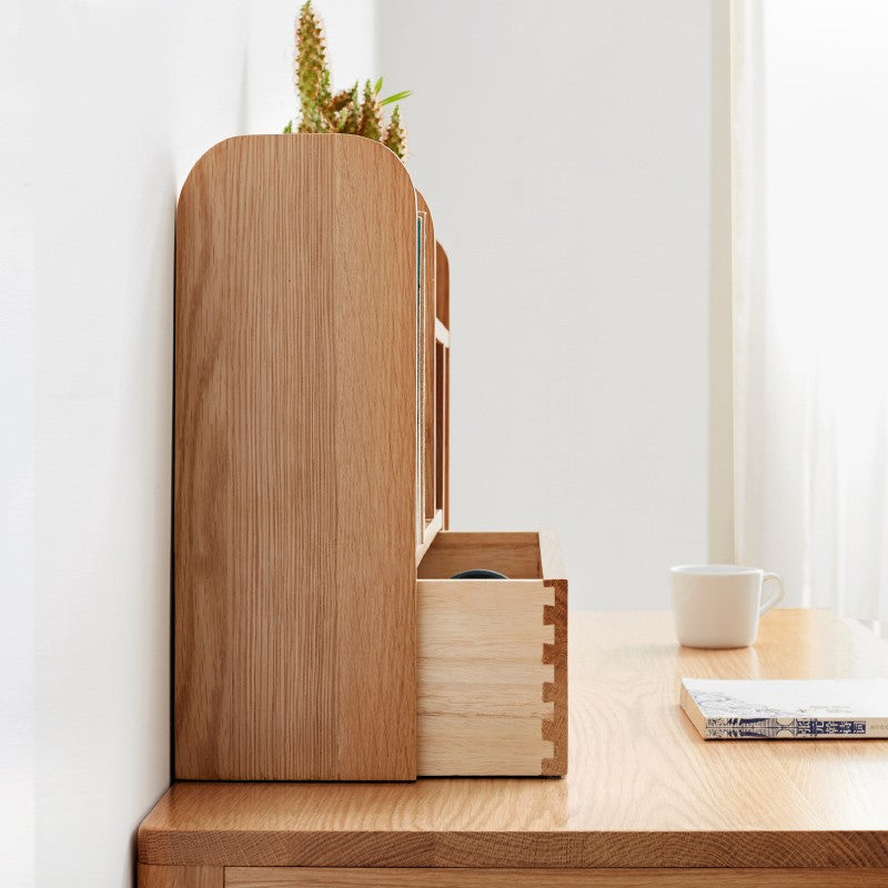 Rubberwood, Oak Solid Wood Table Shelves