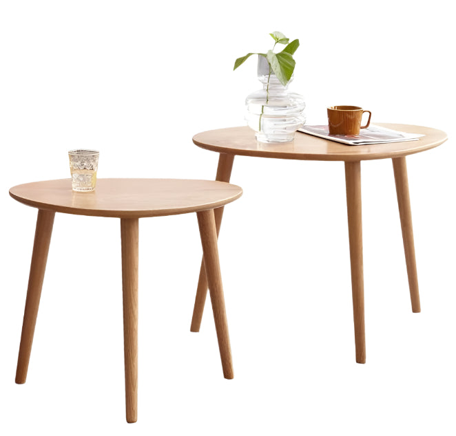 Oak Solid Wood Combination Shape Side Table