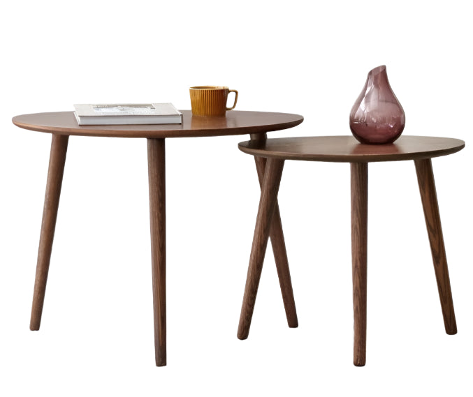 Oak Solid Wood Combination Shape Side Table