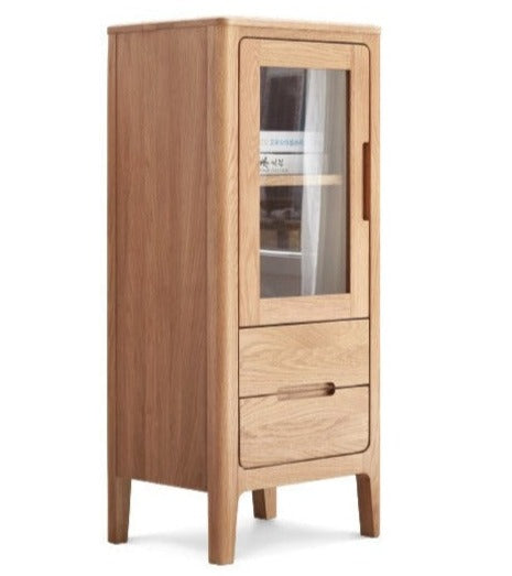 Oak Solid Wood Nordic Side Cabinet