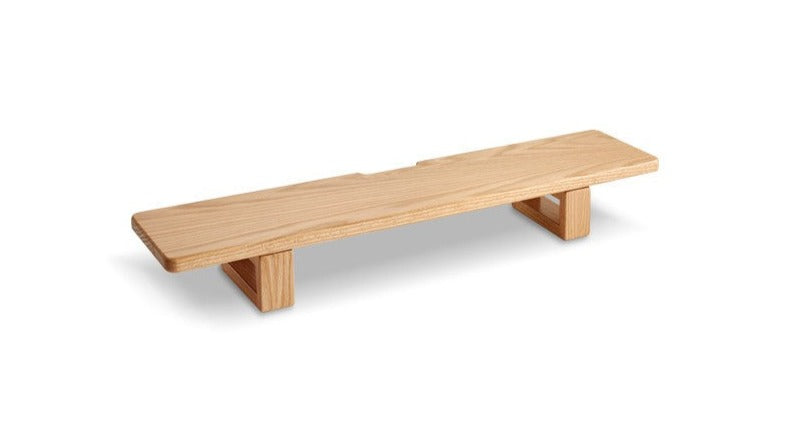 Heightening computer stand, Table shelves Walnut"
