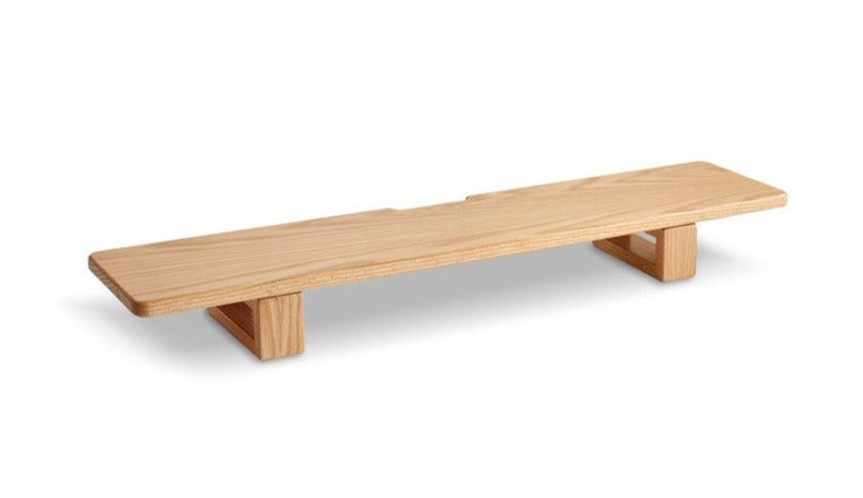 Heightening computer stand, Table shelves Walnut"