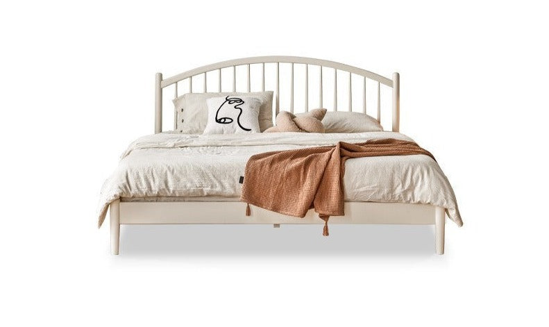 Beech, Poplar Solid Wood Bed