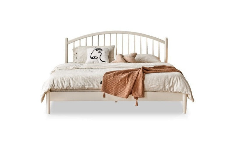Beech, Poplar Solid Wood Bed