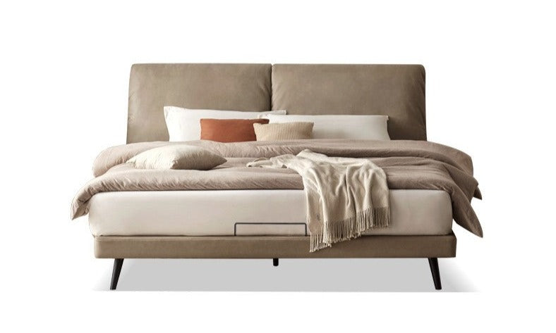 Technological Fabric Bed,Genuine Leather Bed