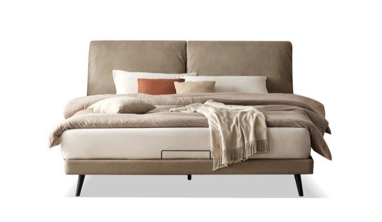 Technological Fabric Bed,Genuine Leather Bed