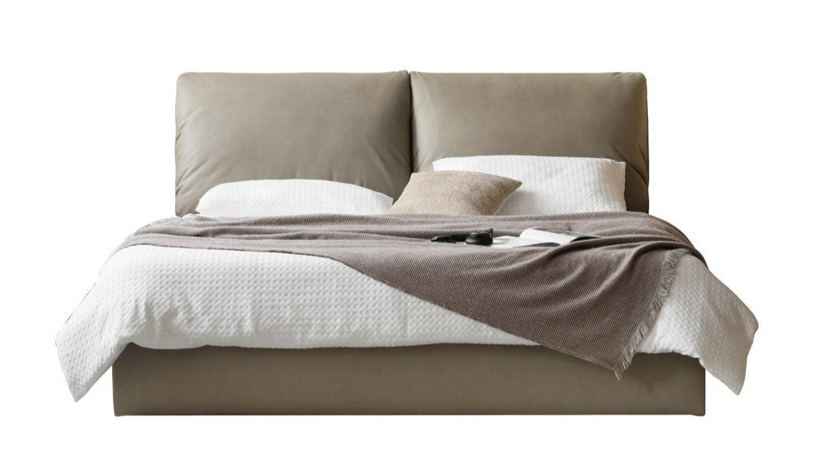 Technological Fabric Bed,Genuine Leather Bed