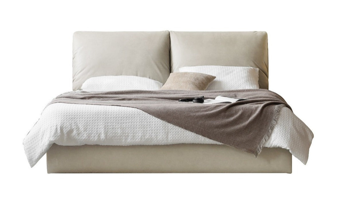 Technological Fabric Bed,Genuine Leather Bed