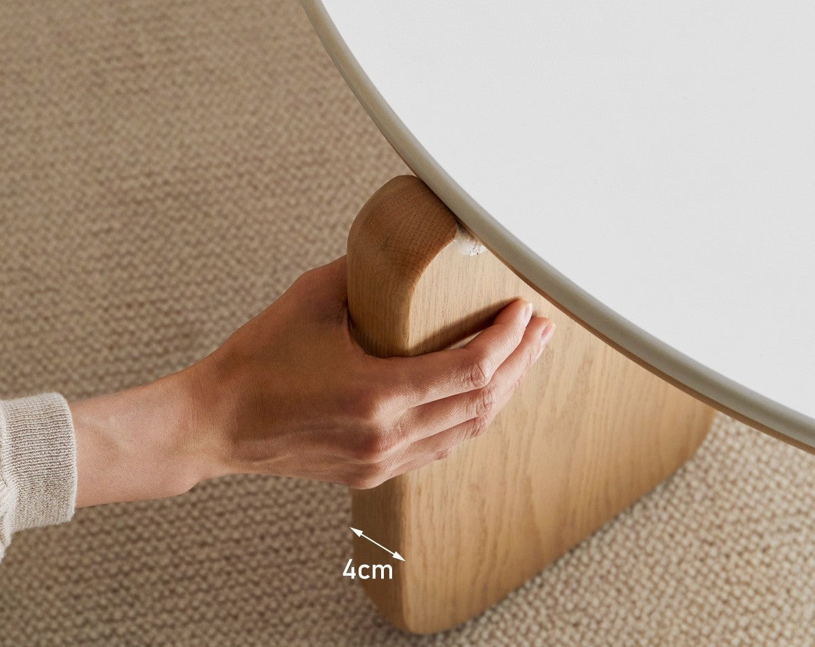 Oak, Ash, Poplar Solid Wood Slate Coffee Table