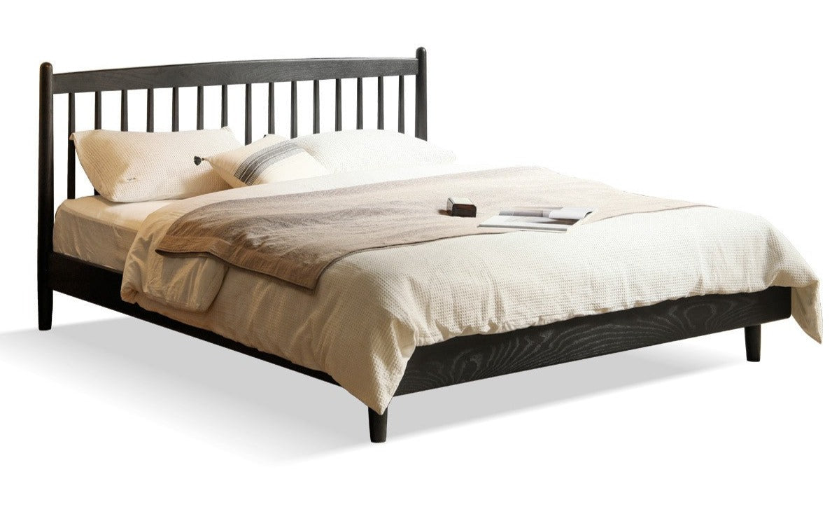 Oak Solid Wood Vintage Bed